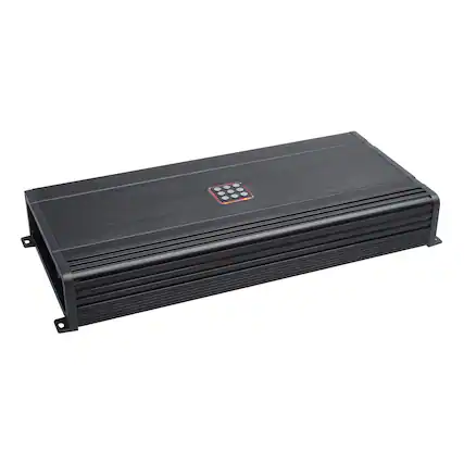 Front. Powerbass - PowerBass PBX-600.6 - 6-Channel Compact Amplifier, Class-D, 100 watts x 6 at 4-Ohms, 150 watts x 6 at 2-Ohms - Black/Gray.