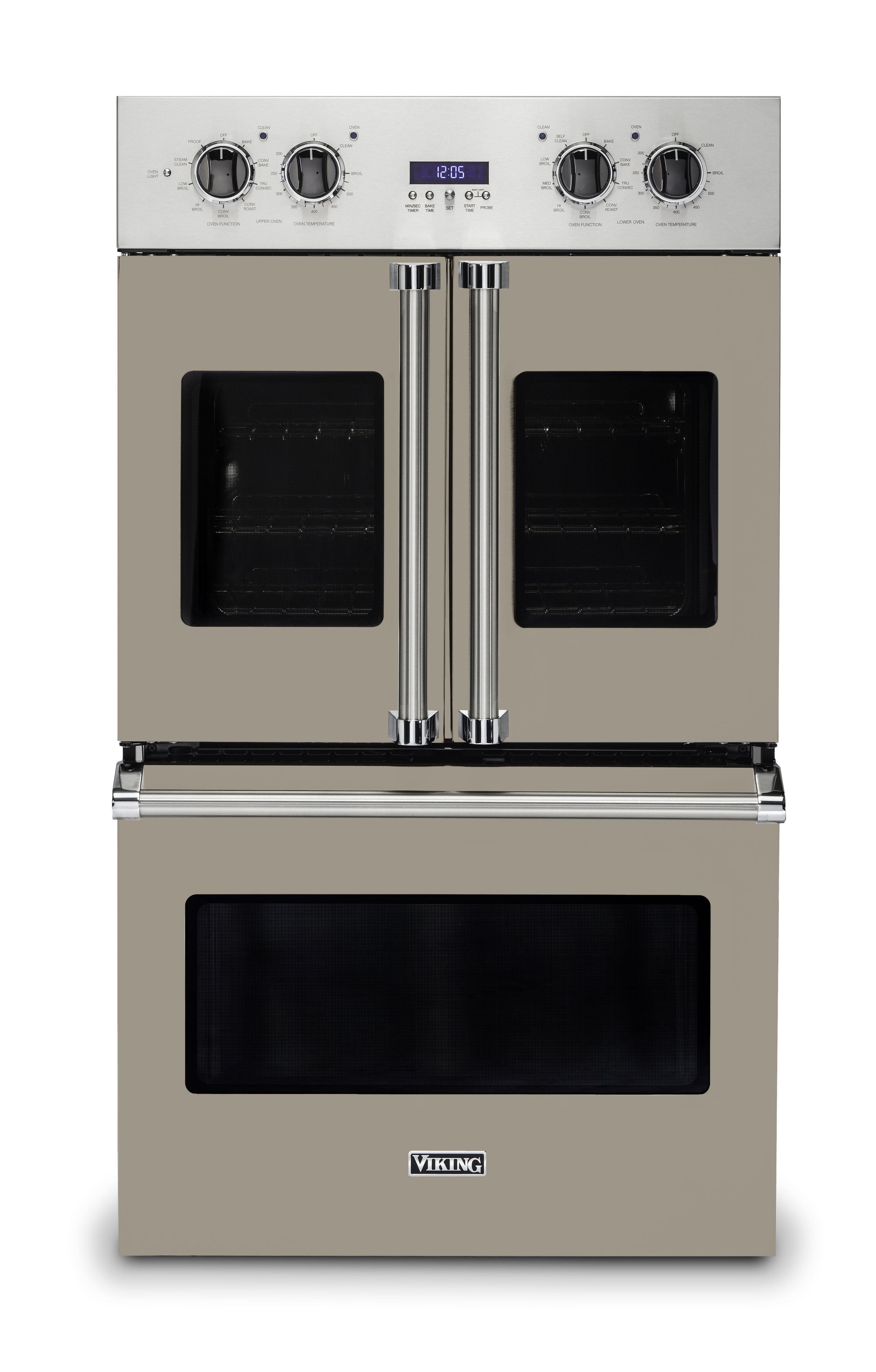 Viking - 30" 7 Series French Door Double Built-In Electric Thermal Convection Oven - Nantucket - Front_Zoom