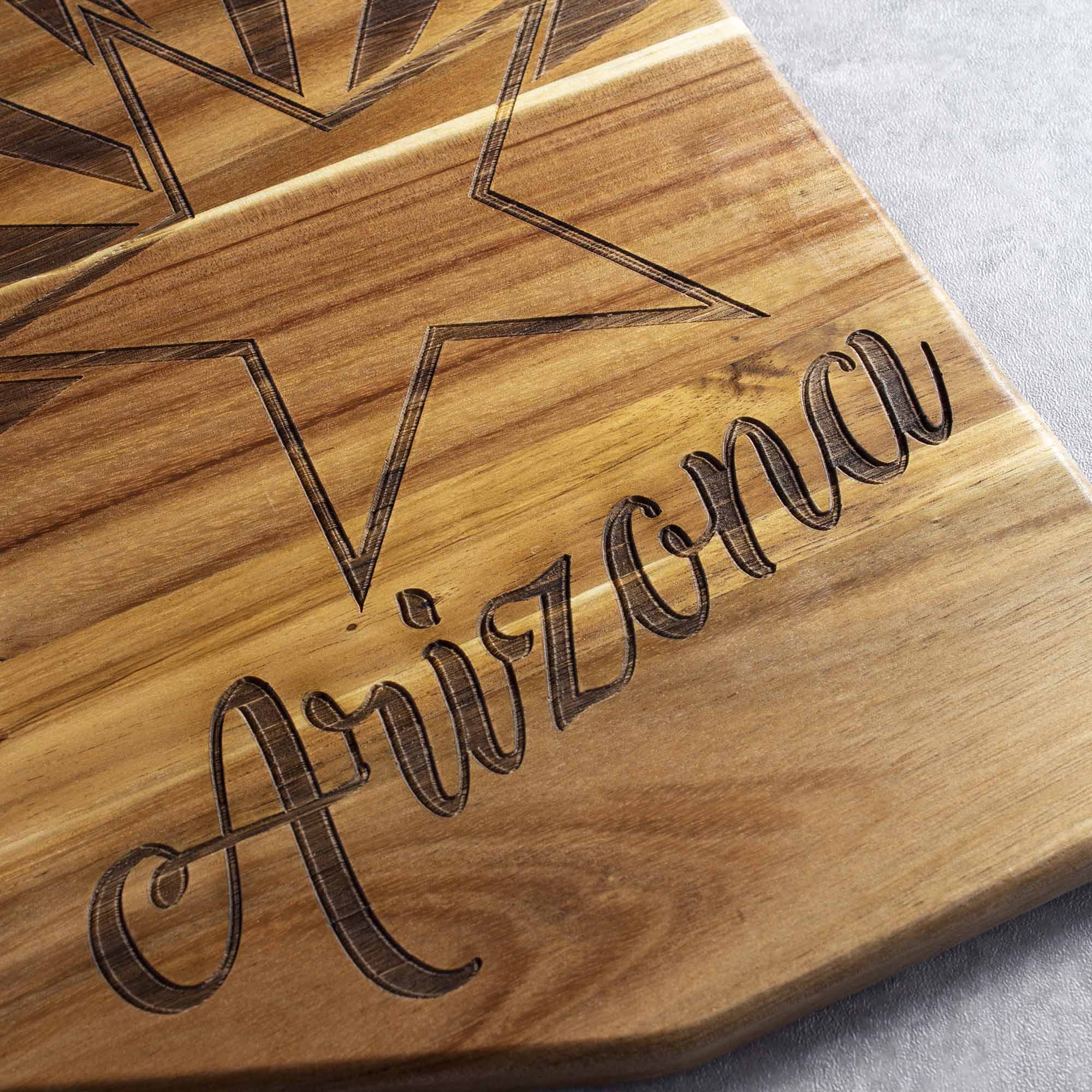 Alt View 1. Rock & Branch - Origins Series Arizona Cutting Board.