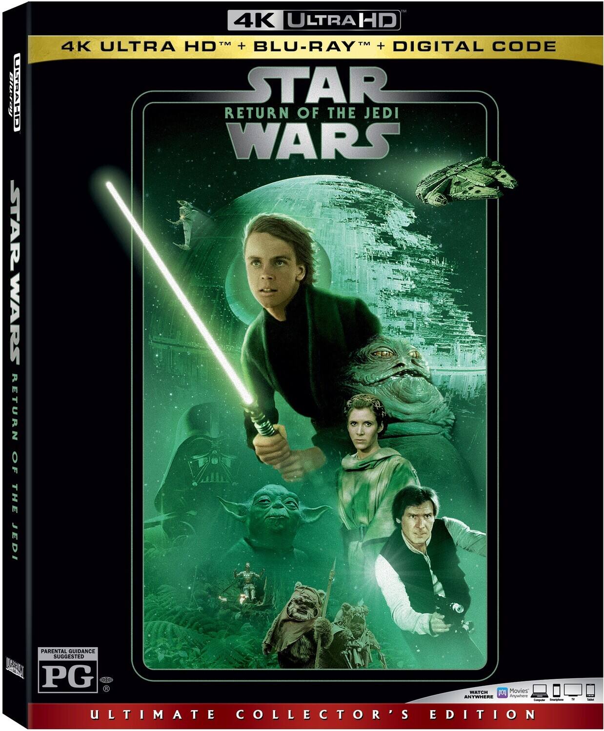 Alt View 1. Star Wars: Episode VI: Return of the Jedi   - 4K Blu-Ray.