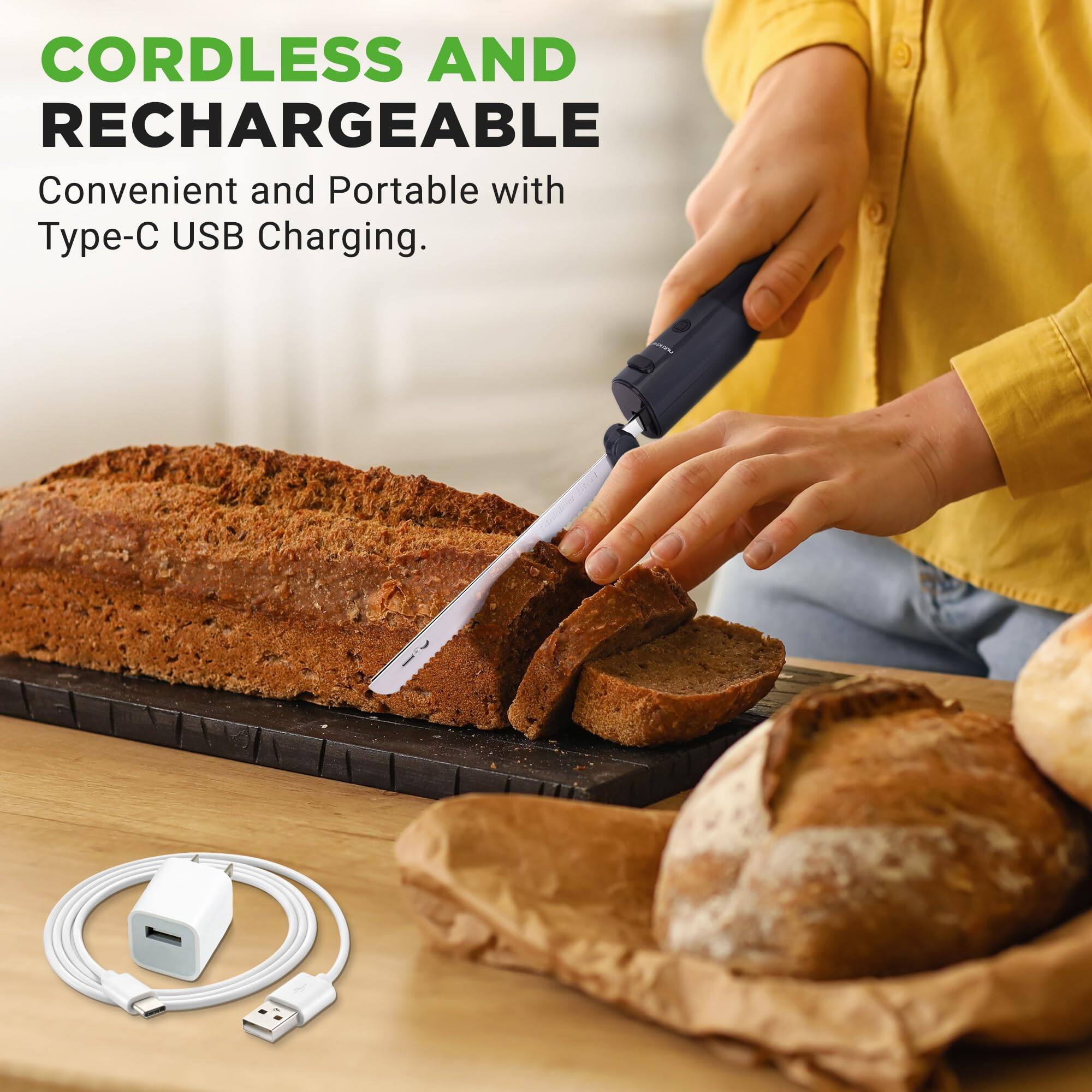 CORDLESS AND RECHARGEABLE  
Convenient and Portable with Type-C USB Charging.