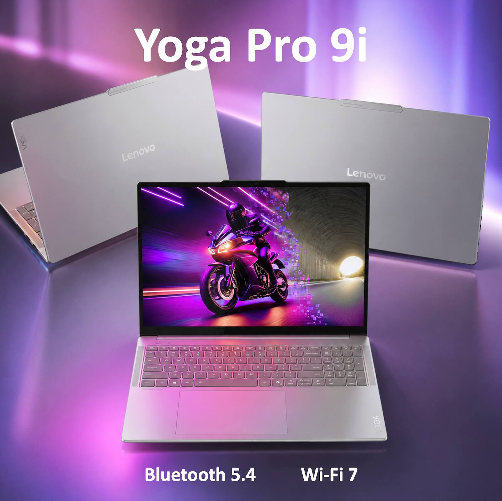 Yoga Pro 9i  
Lenovo  
Bluetooth 5.4  
Wi-Fi 7