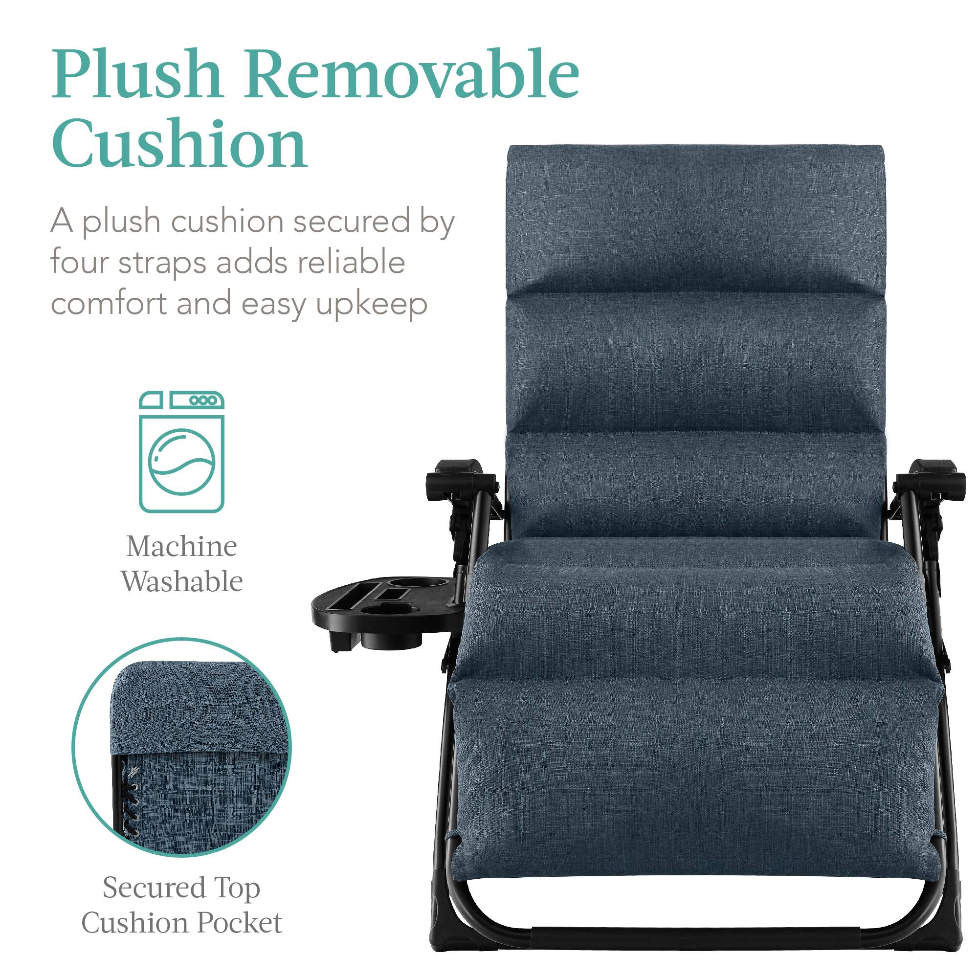 Plush Removable Cushion

A plush cushion secured by four straps adds reliable comfort and easy upkeep

Machine Washable

Secured Top Cushion Pocket