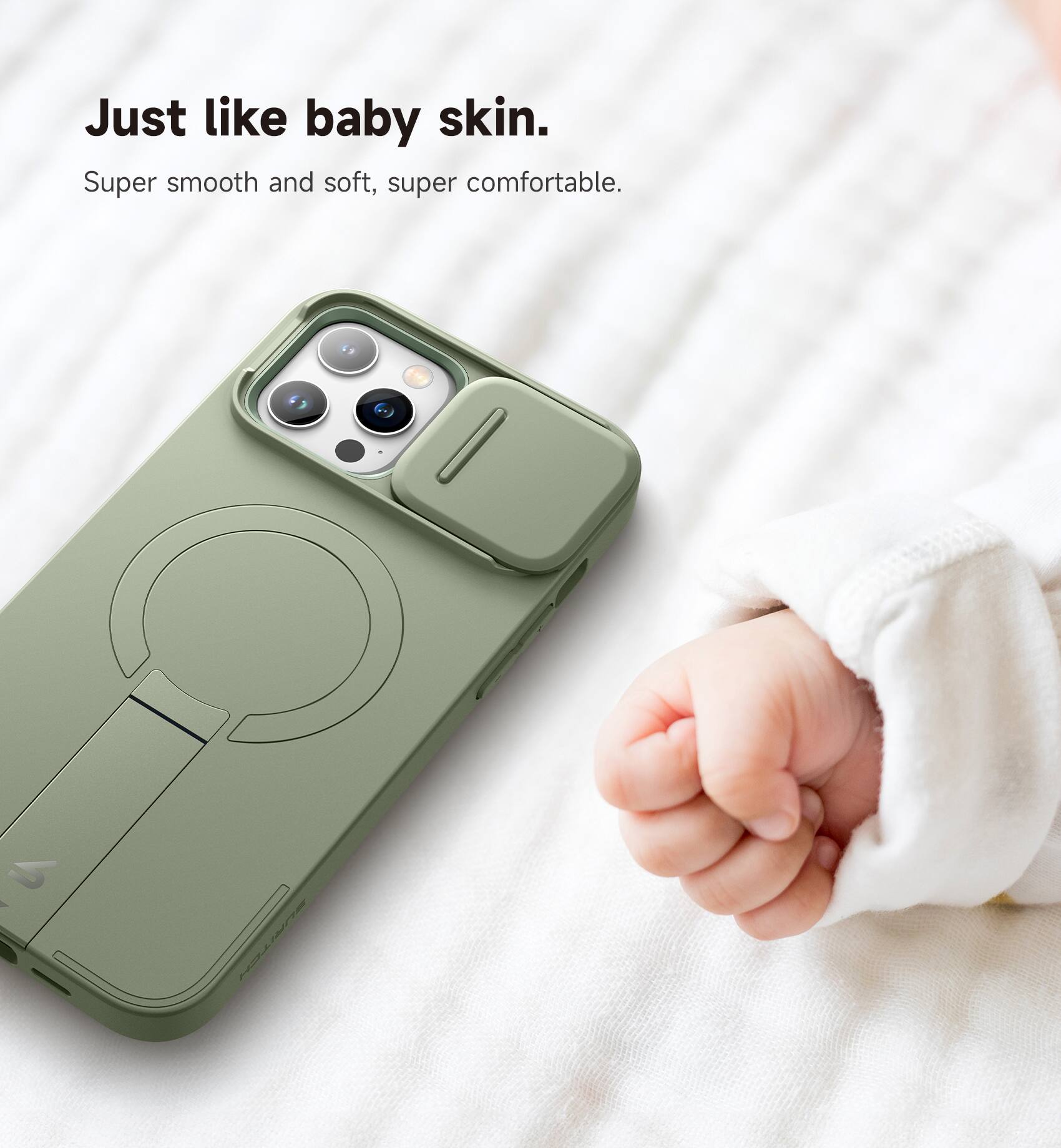 Just like baby skin.  
Super smooth and soft, super comfortable.