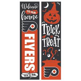 Evergreen Enterprises - Philadelphia Flyers 47" Double Sided Halloween Leaner Fan Sign - Multicolor