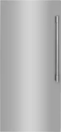 Front. Frigidaire - 19 Cu. Ft. Single-Door Freezer - Stainless Steel.