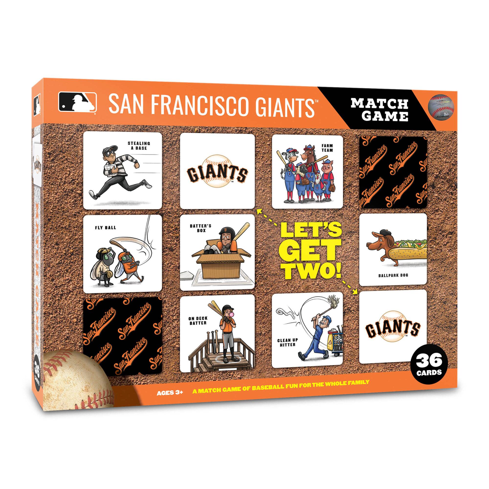YouTheFan - San Francisco Giants Licensed Memory Match Game - Multicolor price history on PriceWatchPro