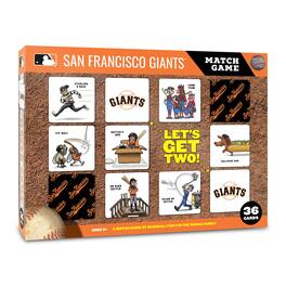 YouTheFan - San Francisco Giants Licensed Memory Match Game - Multicolor
