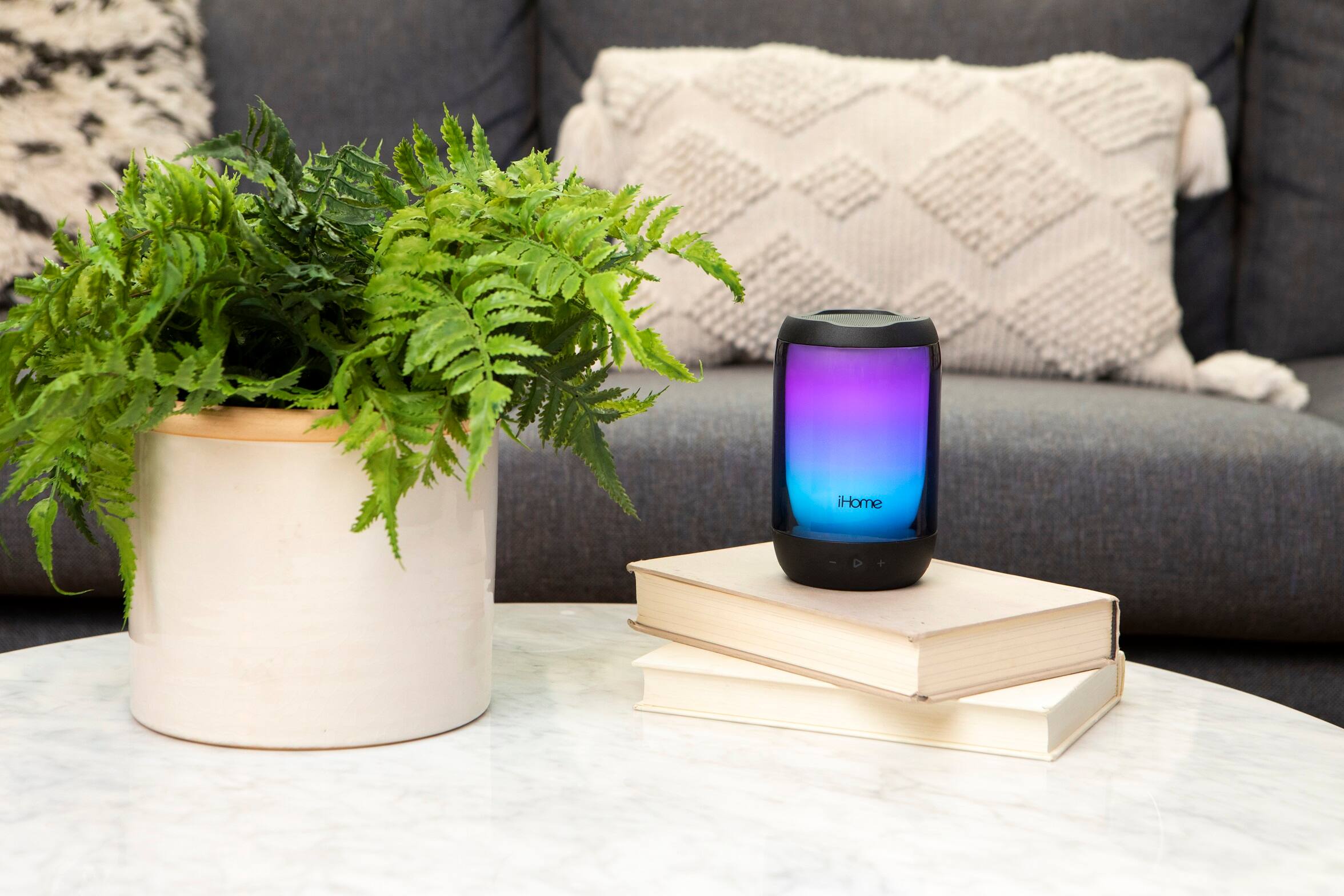 Alt View 21. iHome - Rechargeable Waterproof Bluetooth Speaker - Black.