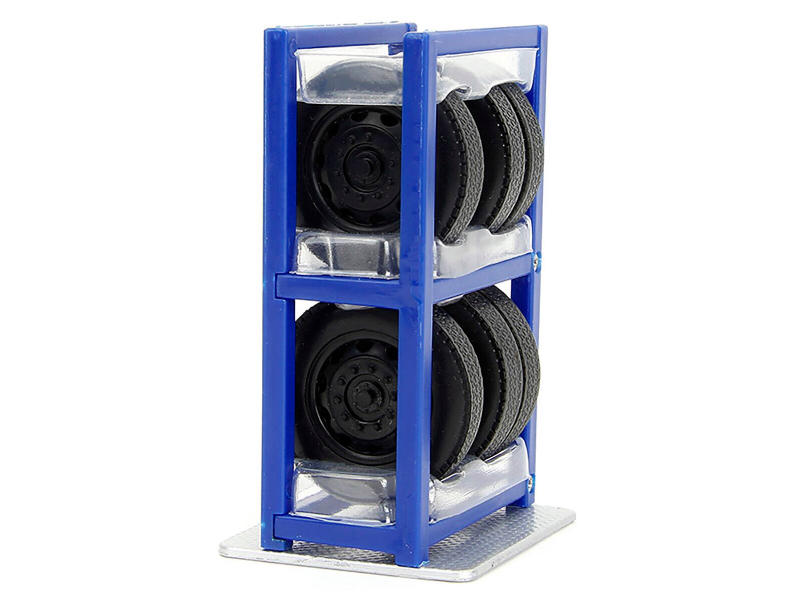 Alt View 1. Jada - 1947 Ford COE Flatbed Truck Green Metallic and Matt Black "Toyo Tires" with Extra Wheels "Just Trucks" Series 1/24 - Green Metallic And Matt Black.