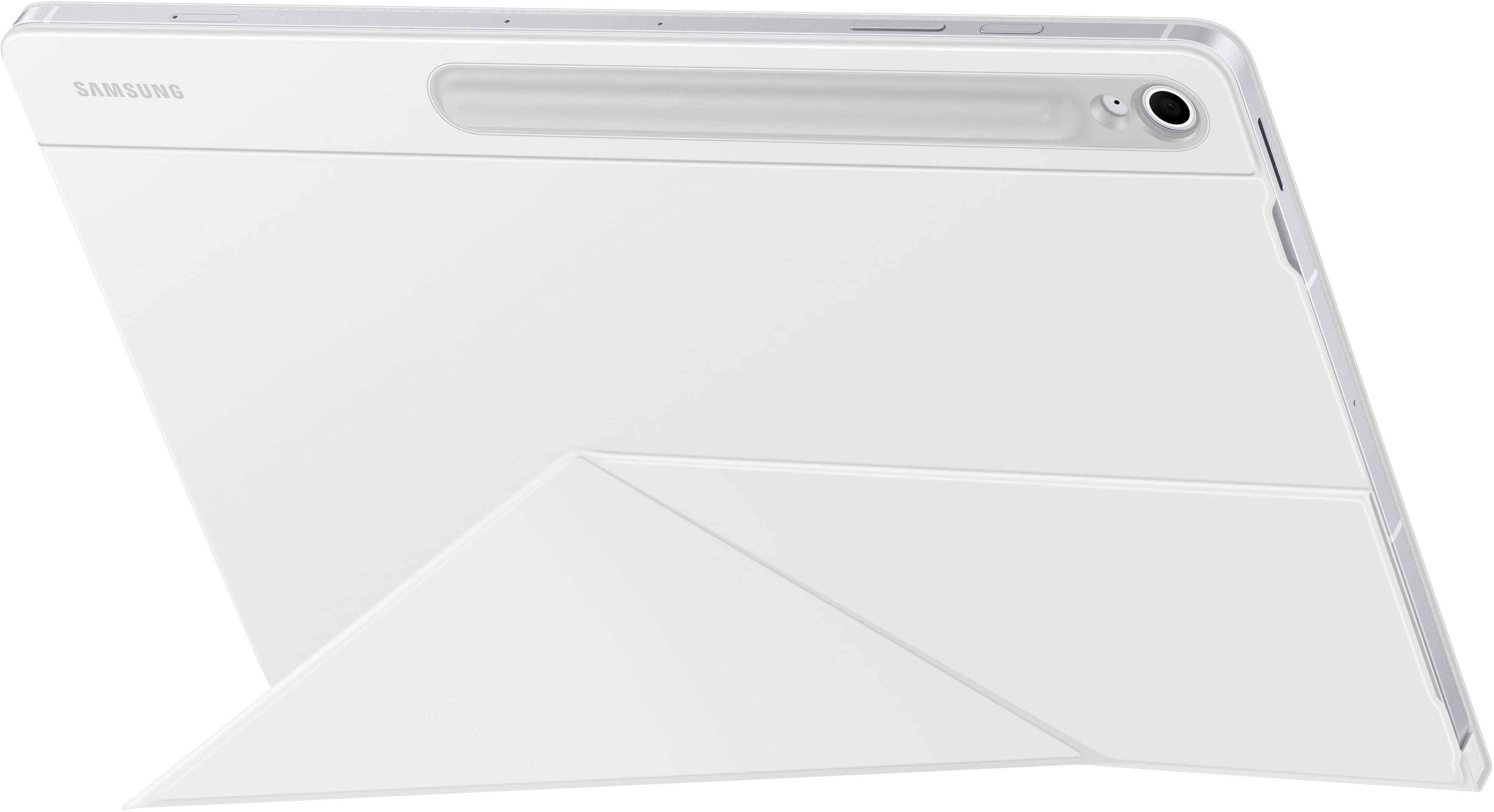 Alt View 19. Samsung - Galaxy Tab S10 FE+ Smart Book Cover - White.