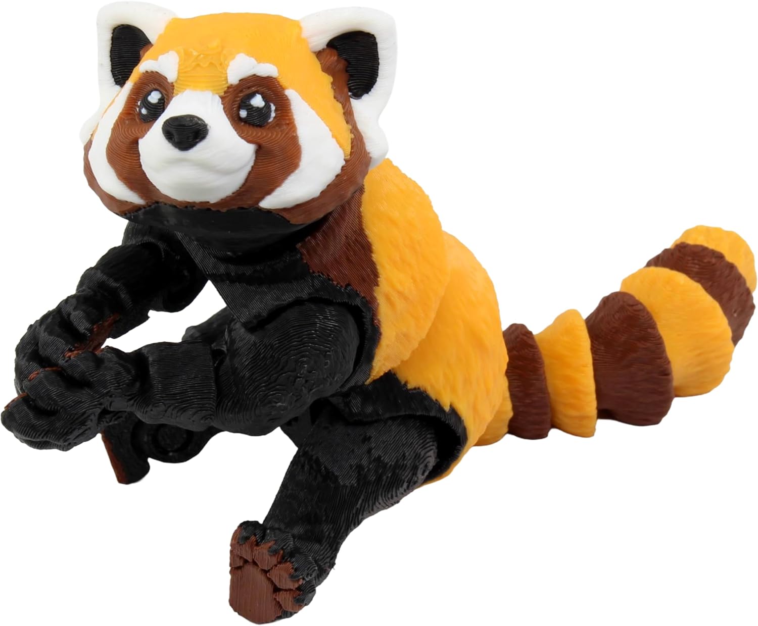 JuzToys 3D Printed Articulated Red Panda Figurine, Flexible Jointed ...