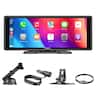 ESSGOO - 10.26″ Portable IPS Touchscreen with Apple CarPlay, Android Auto, Bluetooth 5.3, Backup Camera Car Stereo