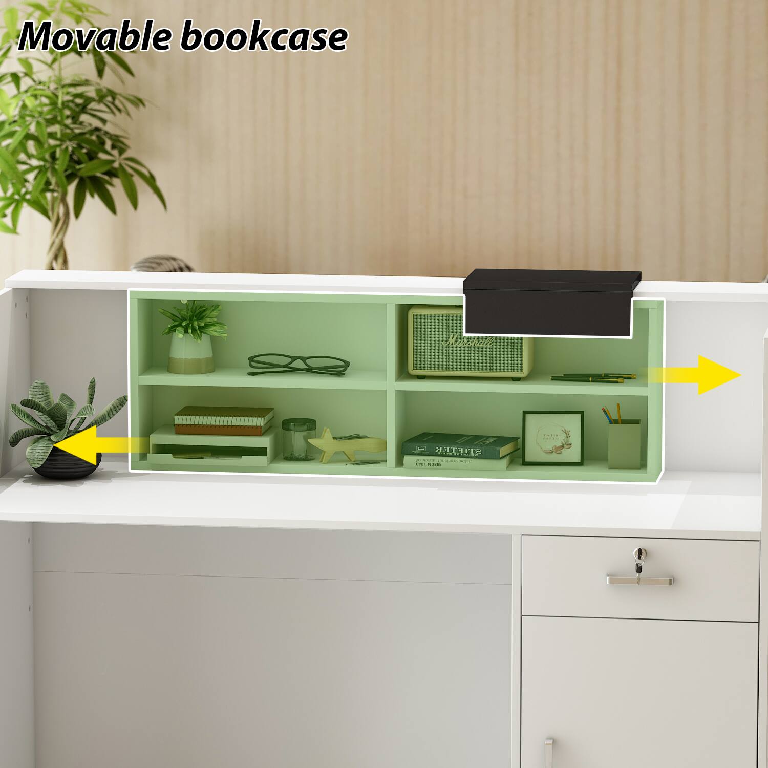 Movable bookcase Marshatie HEDCLXS