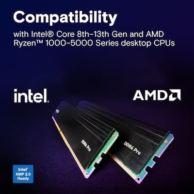 Crucial Pro 32GB Kit (2x16GB) DDR4 3200MHz C22 UDIMM Desktop Crucial Pro 32GB Kit (2x16GB) DDR4 3200MHz C22 UDIMM Desktop