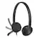 Alt View 4. Logitech - H340 On-Ear Headset - Binaural - Wired - USB - Black.