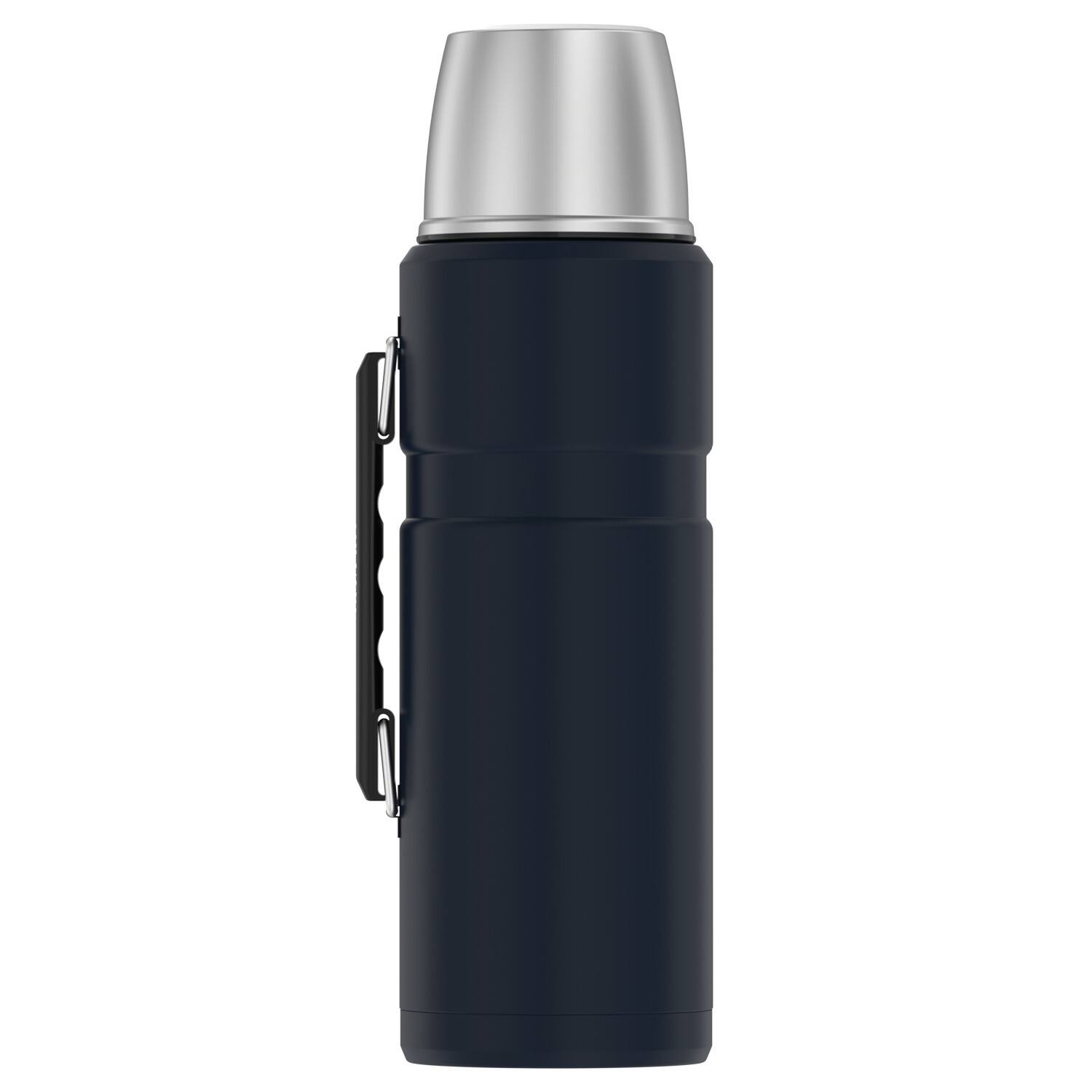 Alt View 4. Thermos - Stainless King Vacuum Insulated Stainless Steel Beverage Bottle 2L - Blue.
