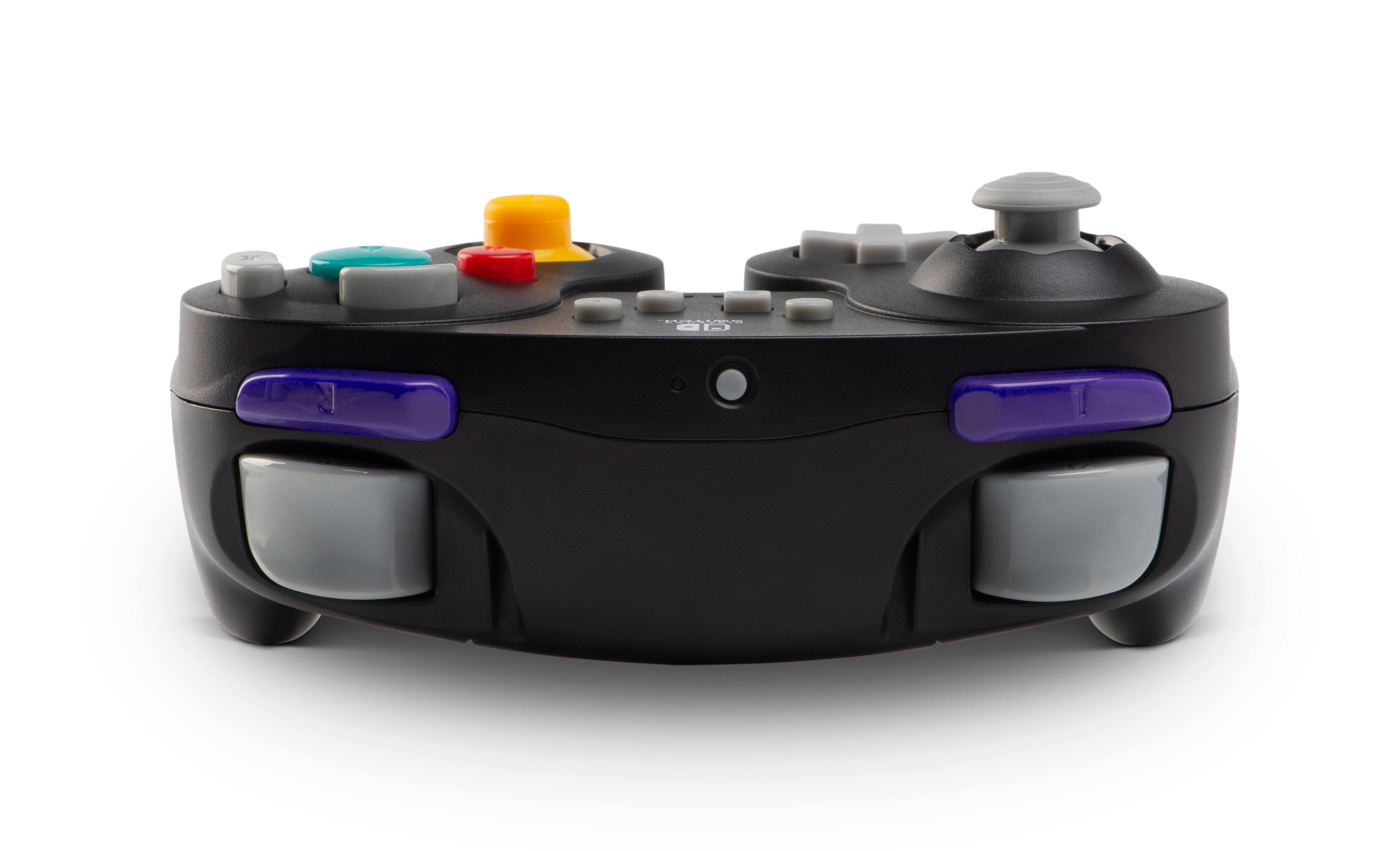 Alt View 13. PowerA - GameCube Style Wireless Controller for Nintendo Switch - Wireless: Black.