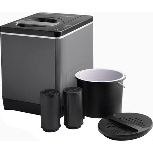 Angle. Vitamix - 2 Liter Food Cycler FC-50-SP - Slate.