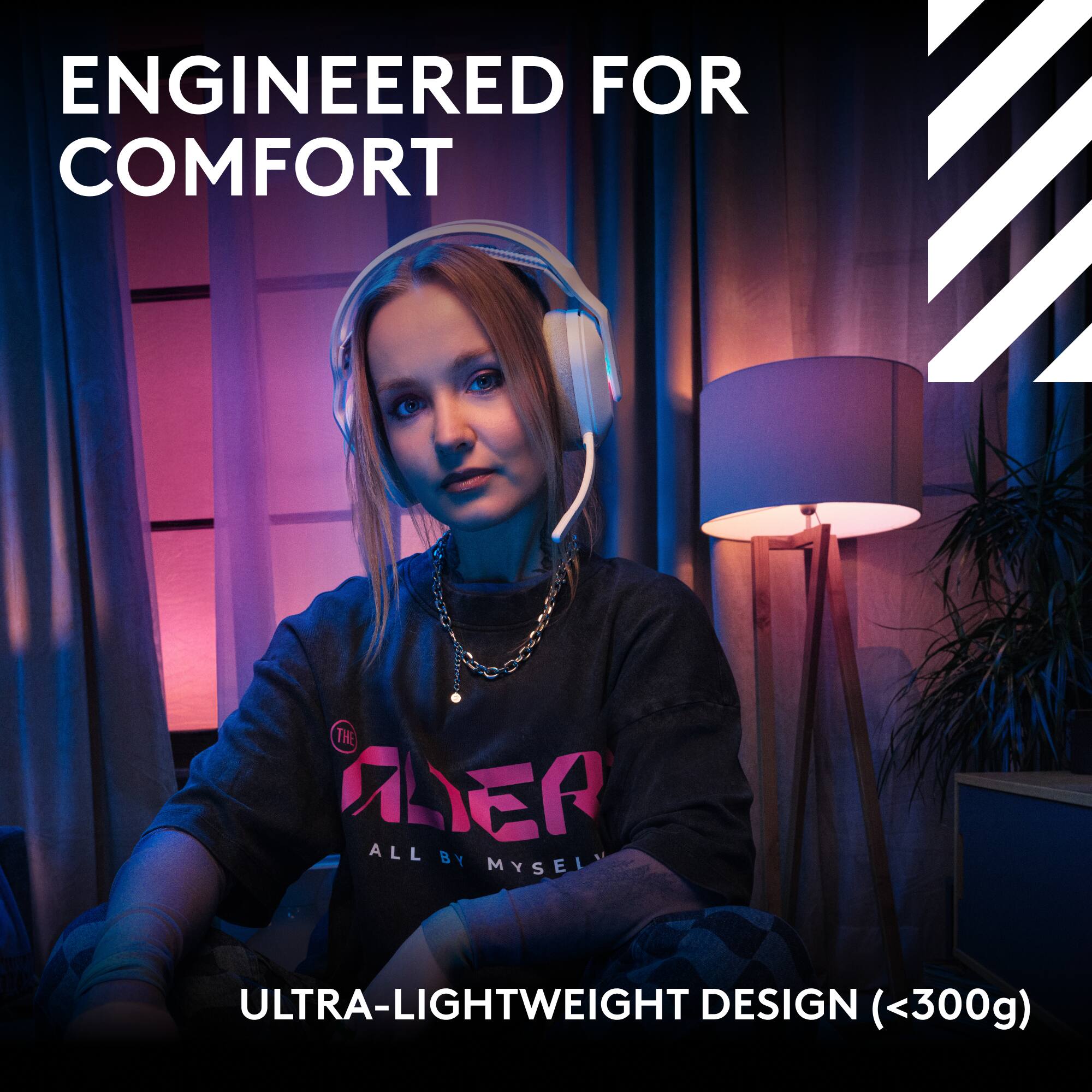 Engineered for comfort. The TER all by myself ultra-lightweight design (<300g).