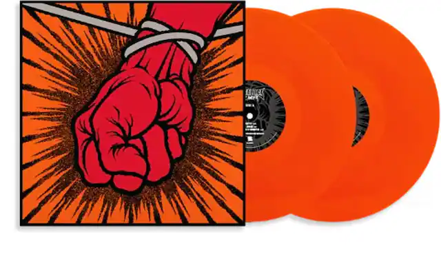 Front. Metallica - St. Anger - 'some Kind of Orange' Colored Vinyl - VINYL LP.