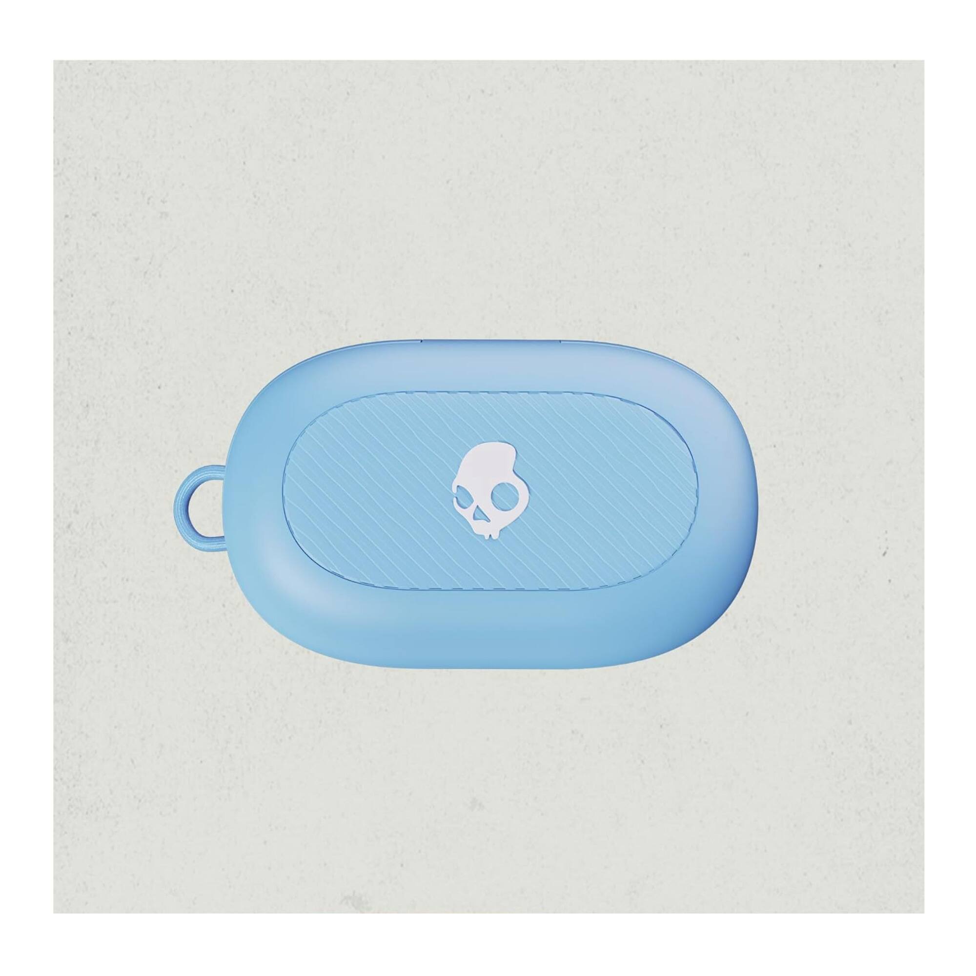 Left. Skullcandy - Skullcandy Push Play Active True Wireless Over-Ear Hanger Earbuds (Preppy Blue).