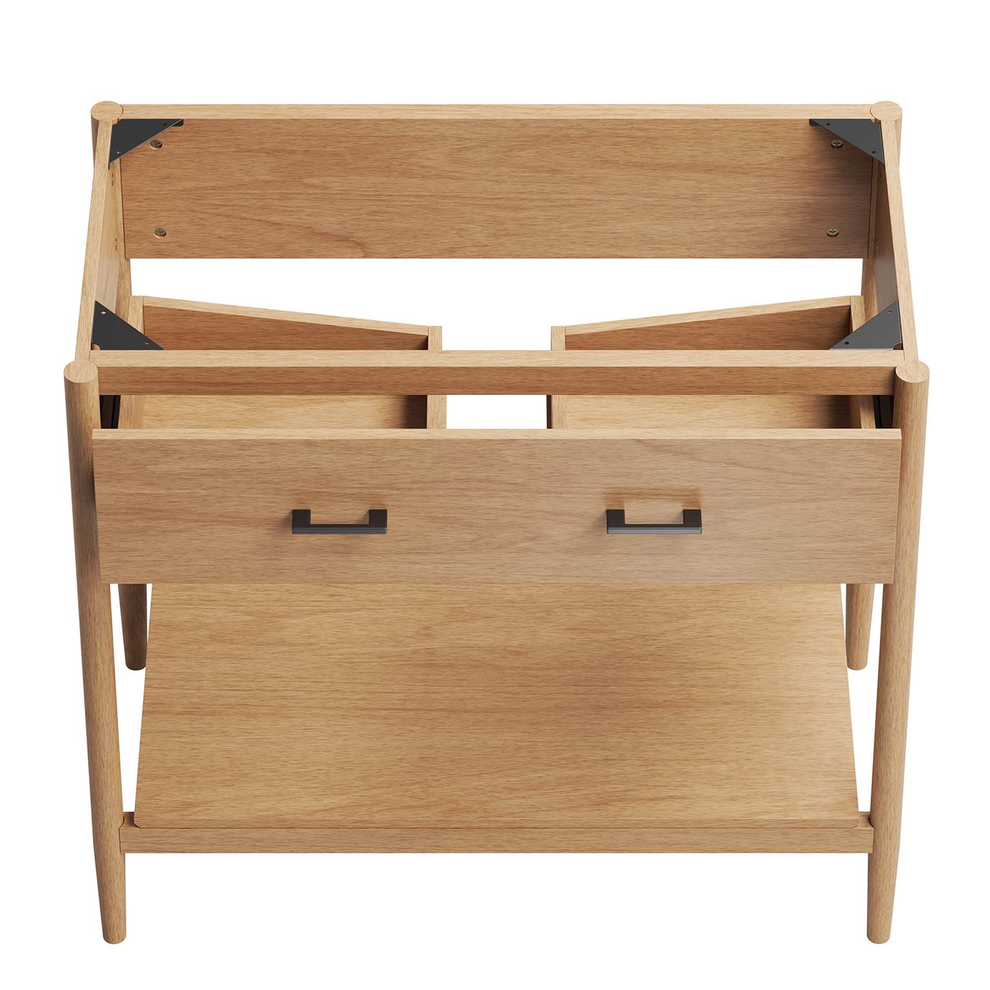 Alt View 4. Modway - Zaire Bathroom Cabinet Basin Not Included by Modway - Natural.