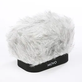 MOVO - WS-R30 Professional Furry Windscreen with Acoustic Foam Technology for Portable Digital Recorders