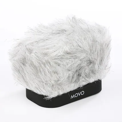 Front. MOVO - Movo WS-R30 Professional Furry Windscreen with Acoustic Foam Technology for Portable Digital Recorders.