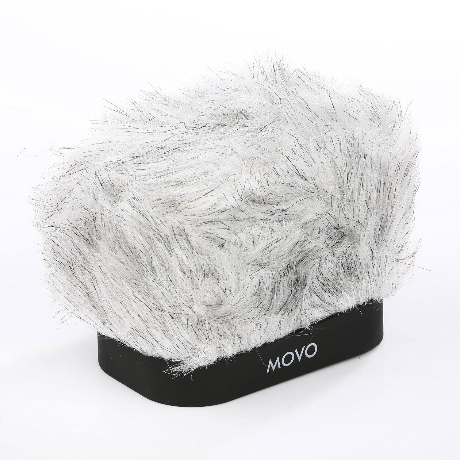 Front. MOVO - Movo WS-R30 Professional Furry Windscreen with Acoustic Foam Technology for Portable Digital Recorders.