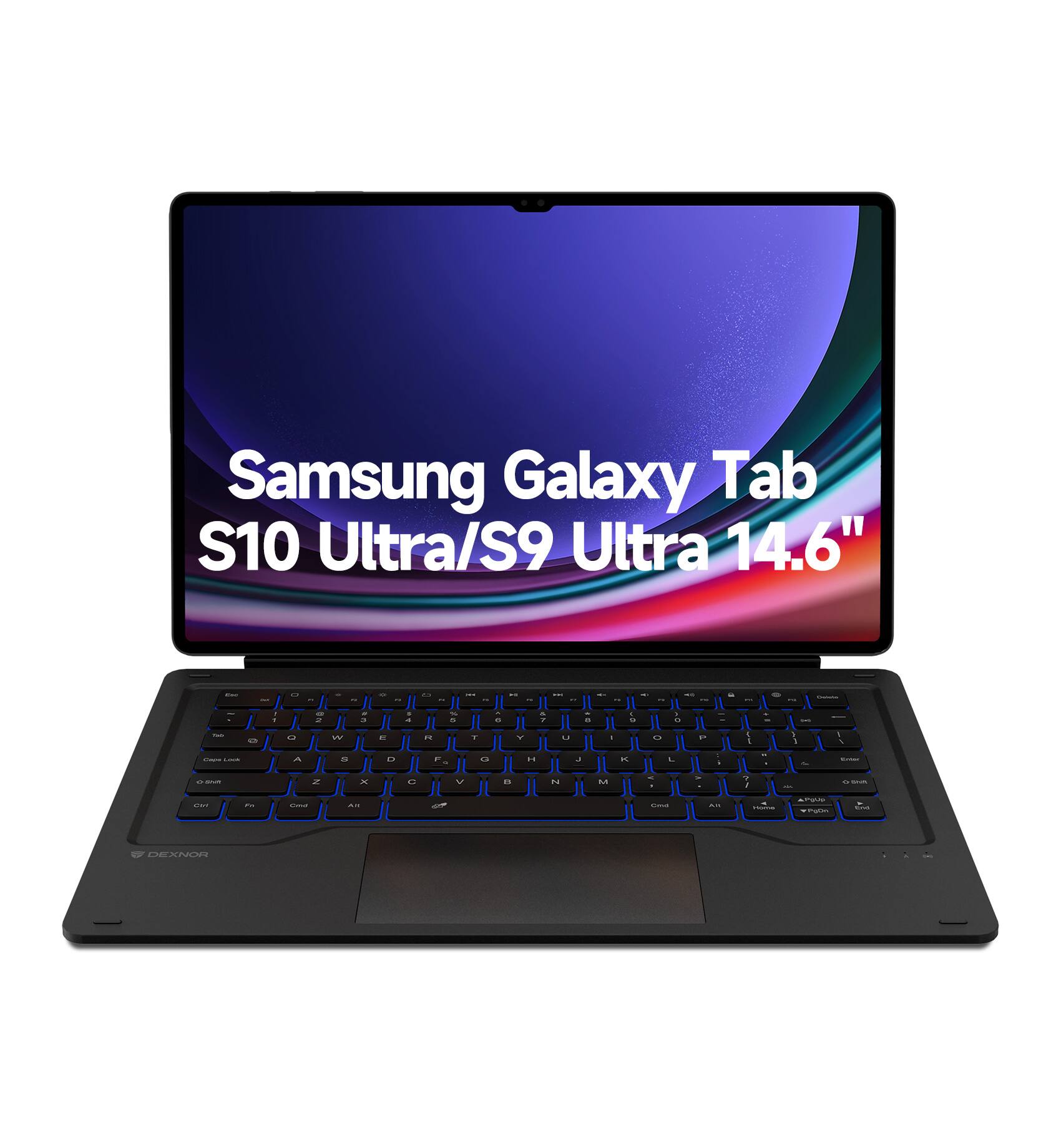 Dexnor Keyboard Case for Samsung Galaxy Tab S10 Ultra/ S9 Ultra