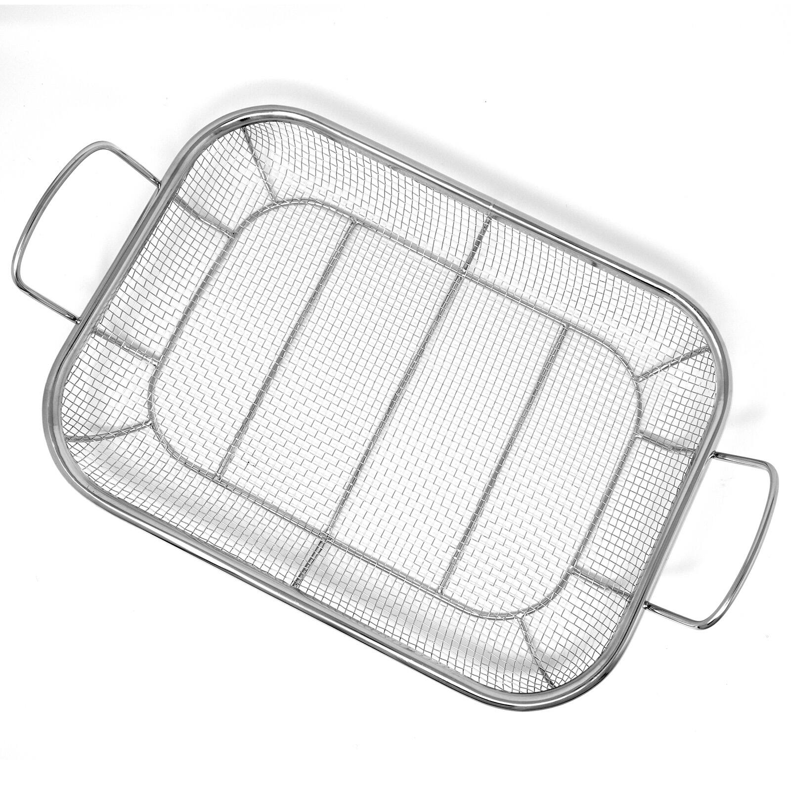 Alt View 1. Norpro - Stainless Steel Grilling Basket - Silver.