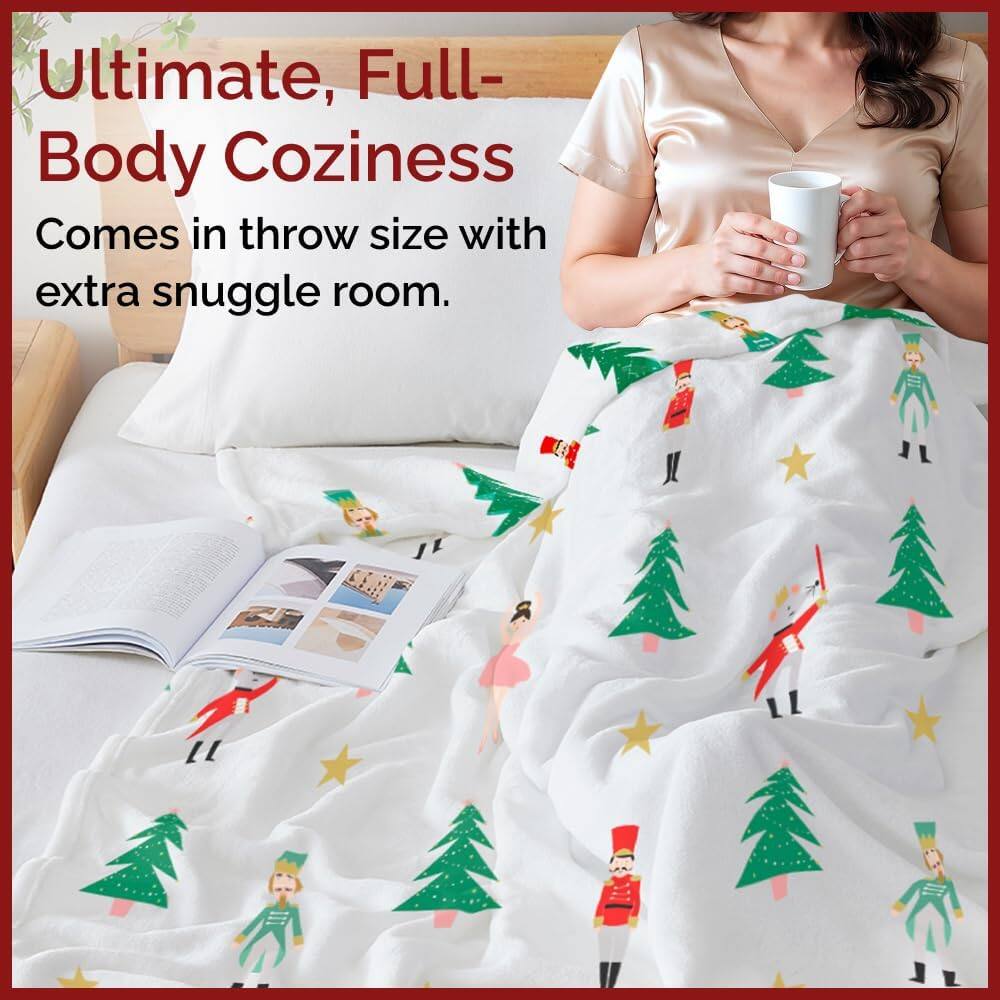 Ultimate, Full-Body Coziness  
Comes in throw size with extra snuggle room.