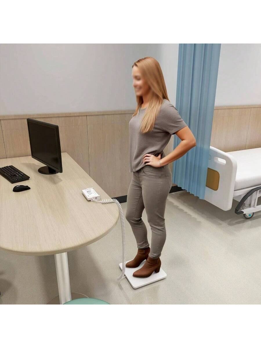 Alt View 3. The Best Inks - Digital Floor Scale, 440lbs/1oz Ultra - Lightweight and Portable Grade Scales Home, Hospital and Physician - Wired models.