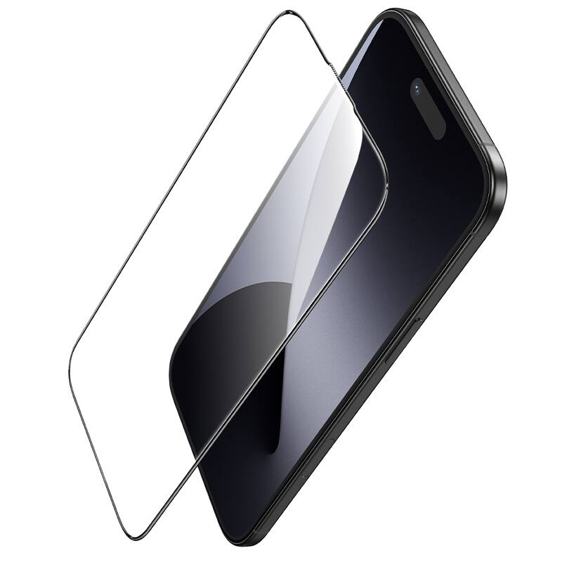 Left. hoco. - Bear Shield Corning Glass Screen Protector for Apple iPhone Air, 2 Pack - Clear.