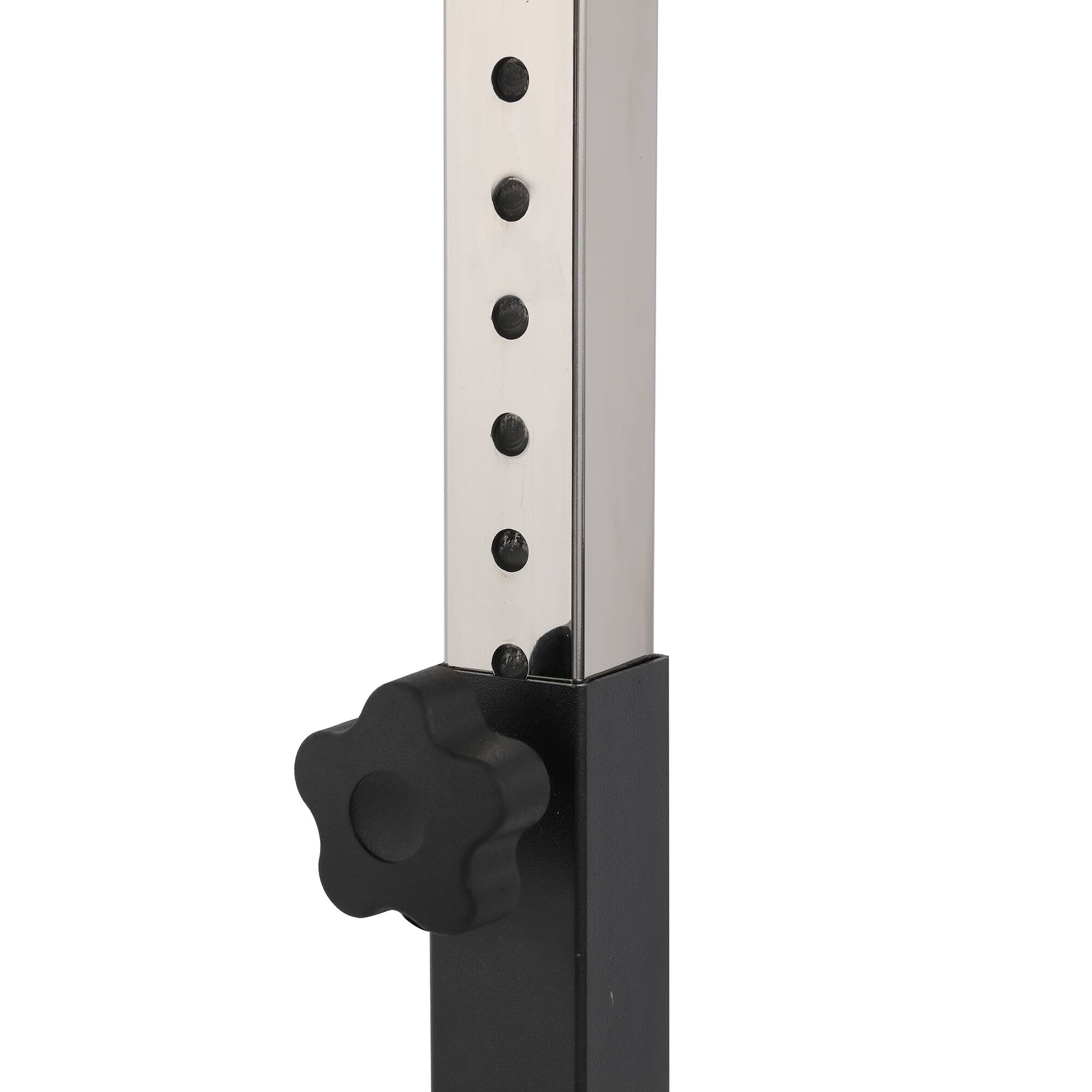 Alt View 2. Viva Comfort - 350 lbs. Capacity 7 ft. Heavy-Duty Steel Foldable Parallel Bars for Physical Therapy - Matte Black.