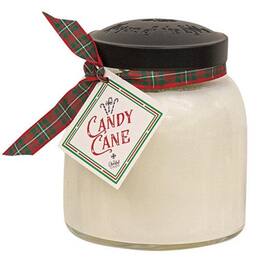 BreeBe - Candy Cane Papa Jar Candle - White