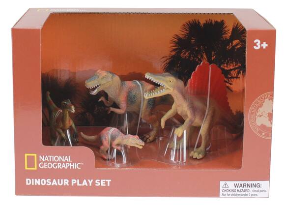 3+
NATIONAL GEOGRAPHIC
DINOSAUR PLAY SET
WARNING: CHOKING HAZARD - Small parts. Not for children under 3 years.