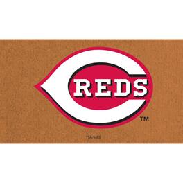 Evergreen Enterprises - Cincinnati Reds 28" x 16" Primary Logo Coir Mat - Multicolor