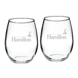 Jardine - Hamilton Continentals 21oz. 2-Piece Stemless Wine Glass Set - Multicolor