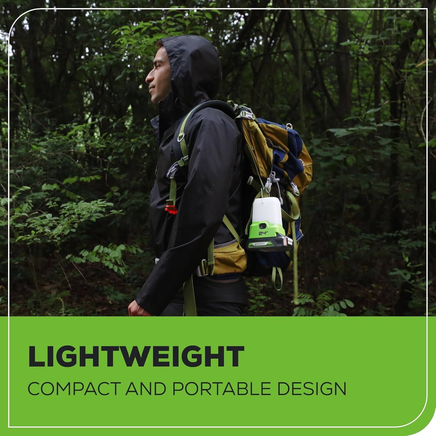 LIGHTWEIGHT  
COMPACT AND PORTABLE DESIGN