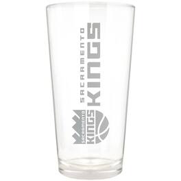 Great American Products - Sacramento Kings Etched 16oz. Vertical Rally Cry Pint Glass - Multicolor