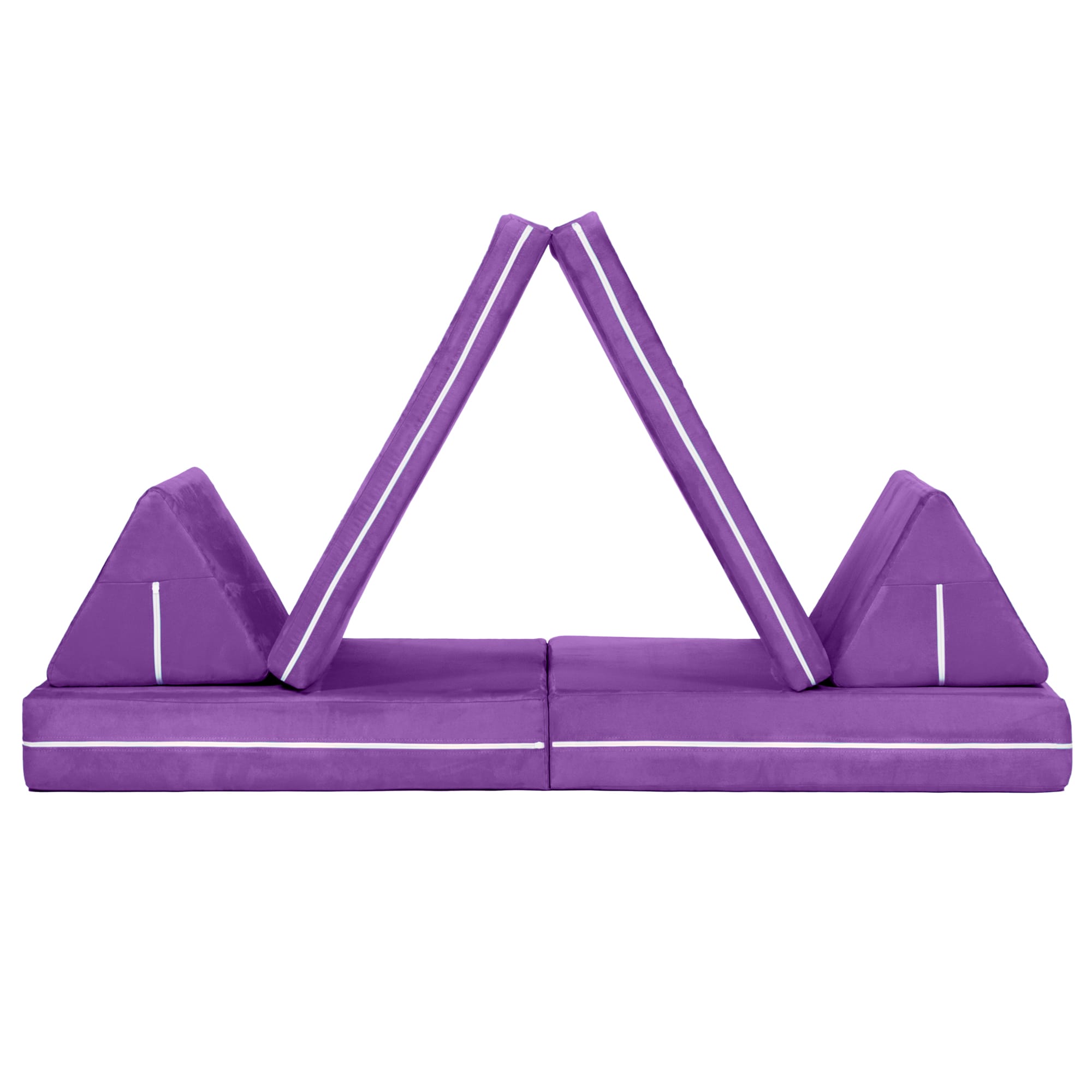 Alt View 2. Jaxx - Jaxx Zipline Playscape Imaginative Furniture Playset for Creative Kids, Original Set, Grape - Grape.