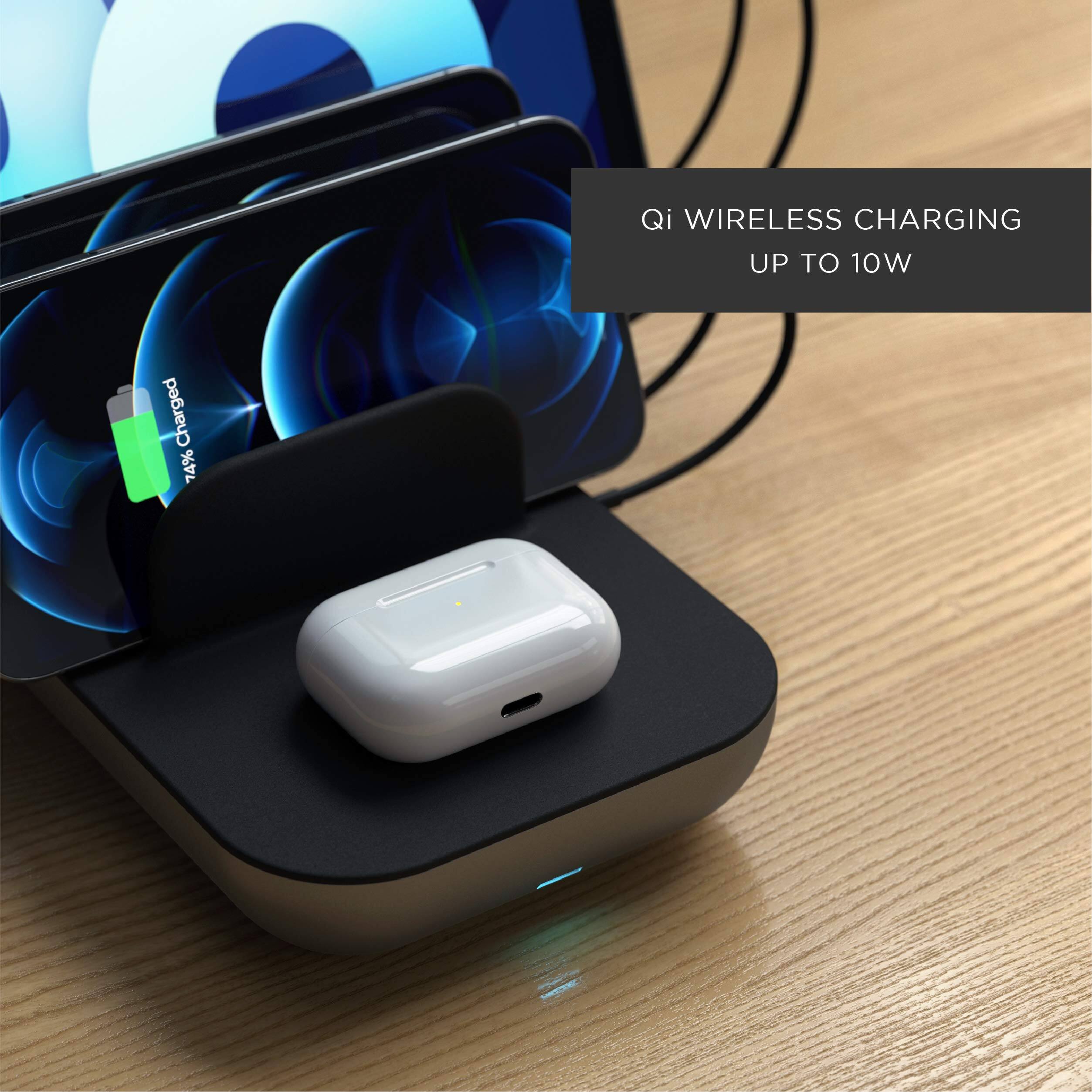 Qi WIRELESS CHARGING UP TO 10W  
Charged 74%