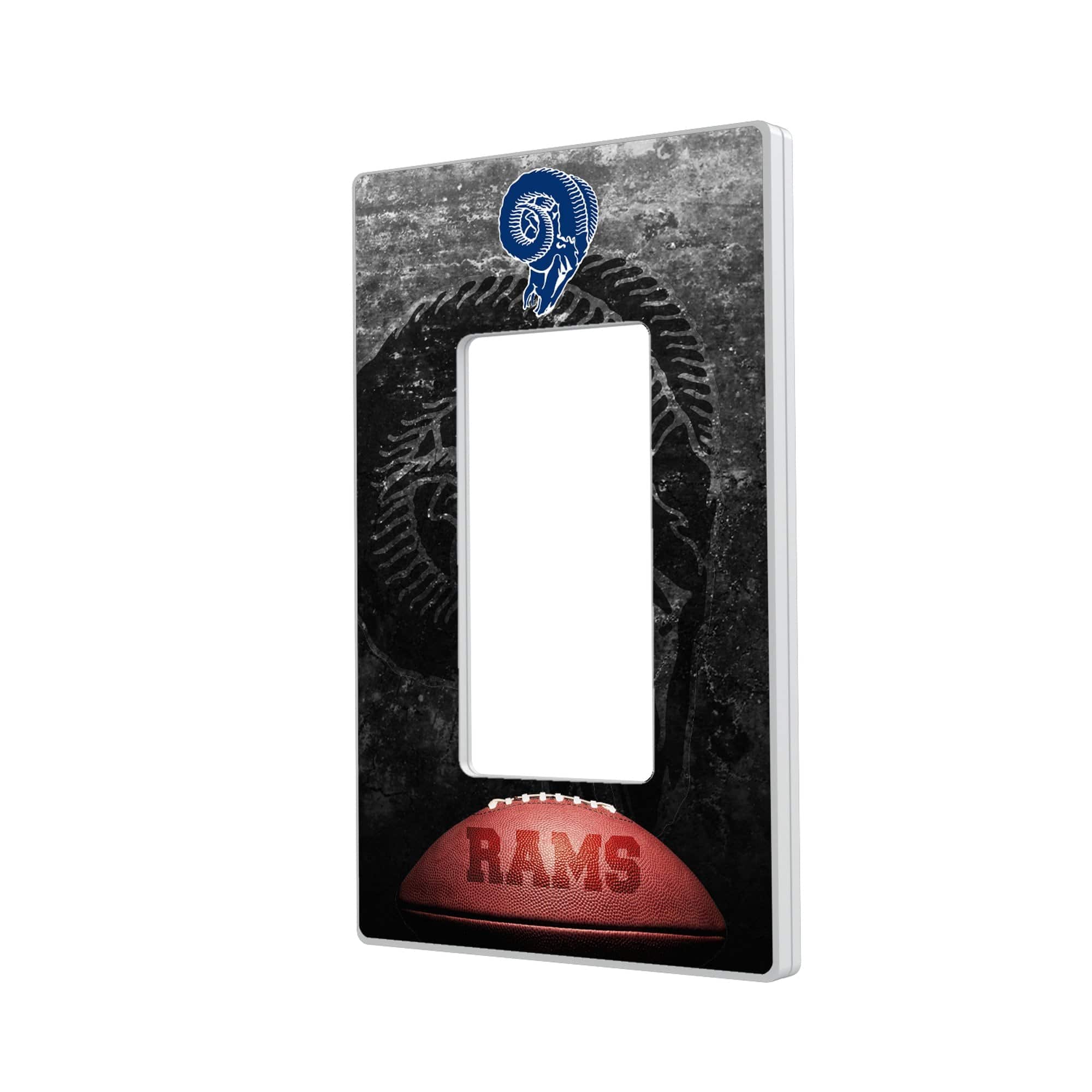 Keyscaper - Los Angeles Rams Legendary Design Single Rocker Lightswitch Plate - Multicolor price history on PriceWatchPro