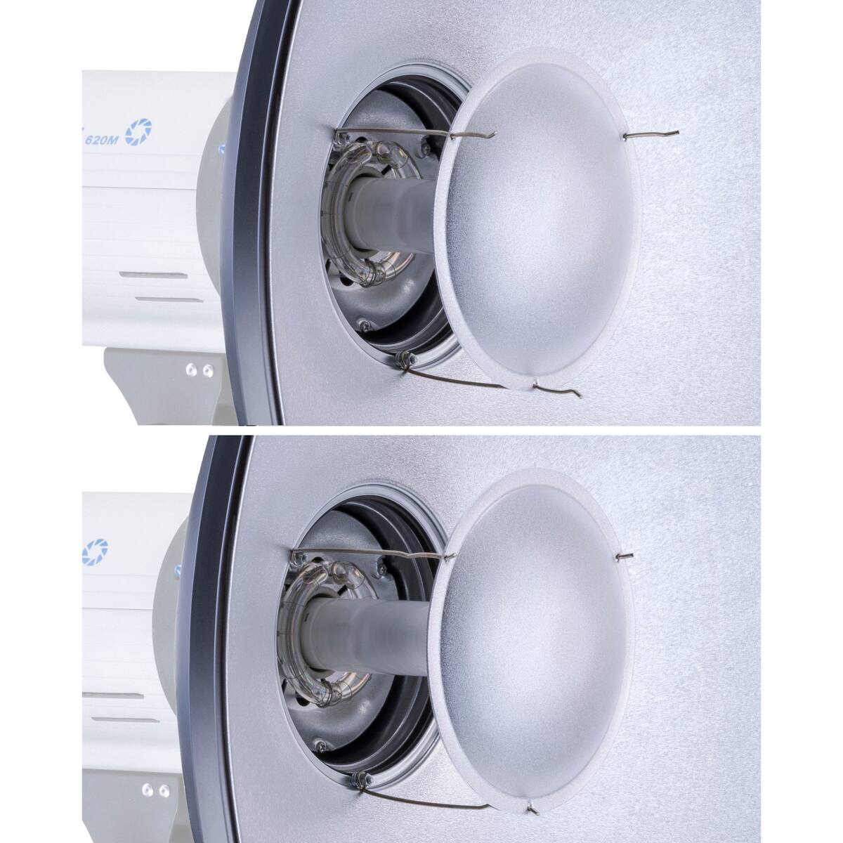 Alt View 7. Glow - Glow 28" Silver Beauty Dish for Flashpoint Mount.