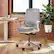 Front. Branch Furniture - Branch Ergonomic Chair – Adjustable Office Chair for All-Day Comfort with Lumbar Support and Recycled Mesh Back - Pebble.