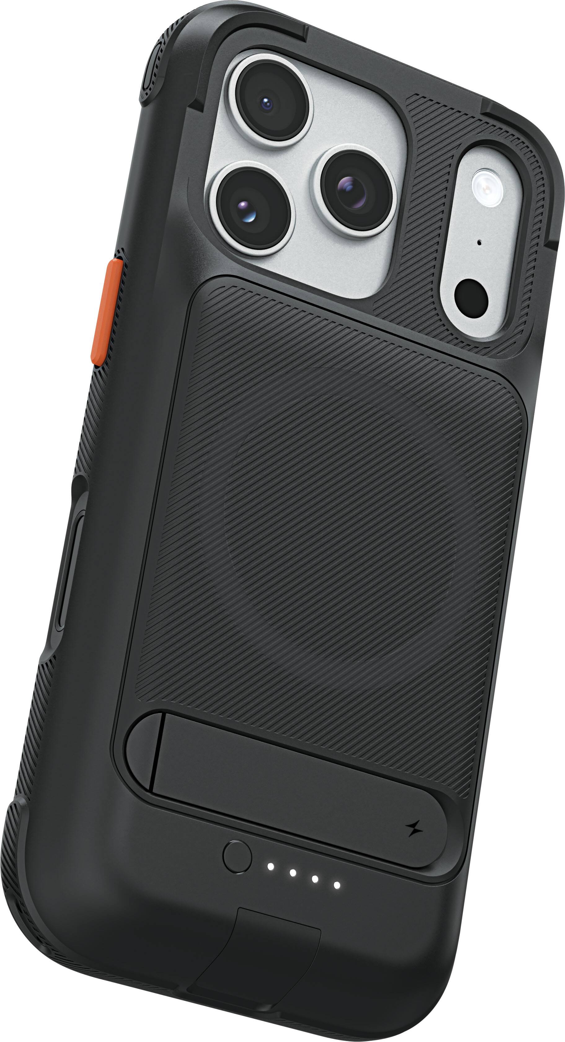 Left. mophie - mophie Juice Pack Extreme Apple iPhone 18 Pro and Apple iPhone 17 Pro - Black.