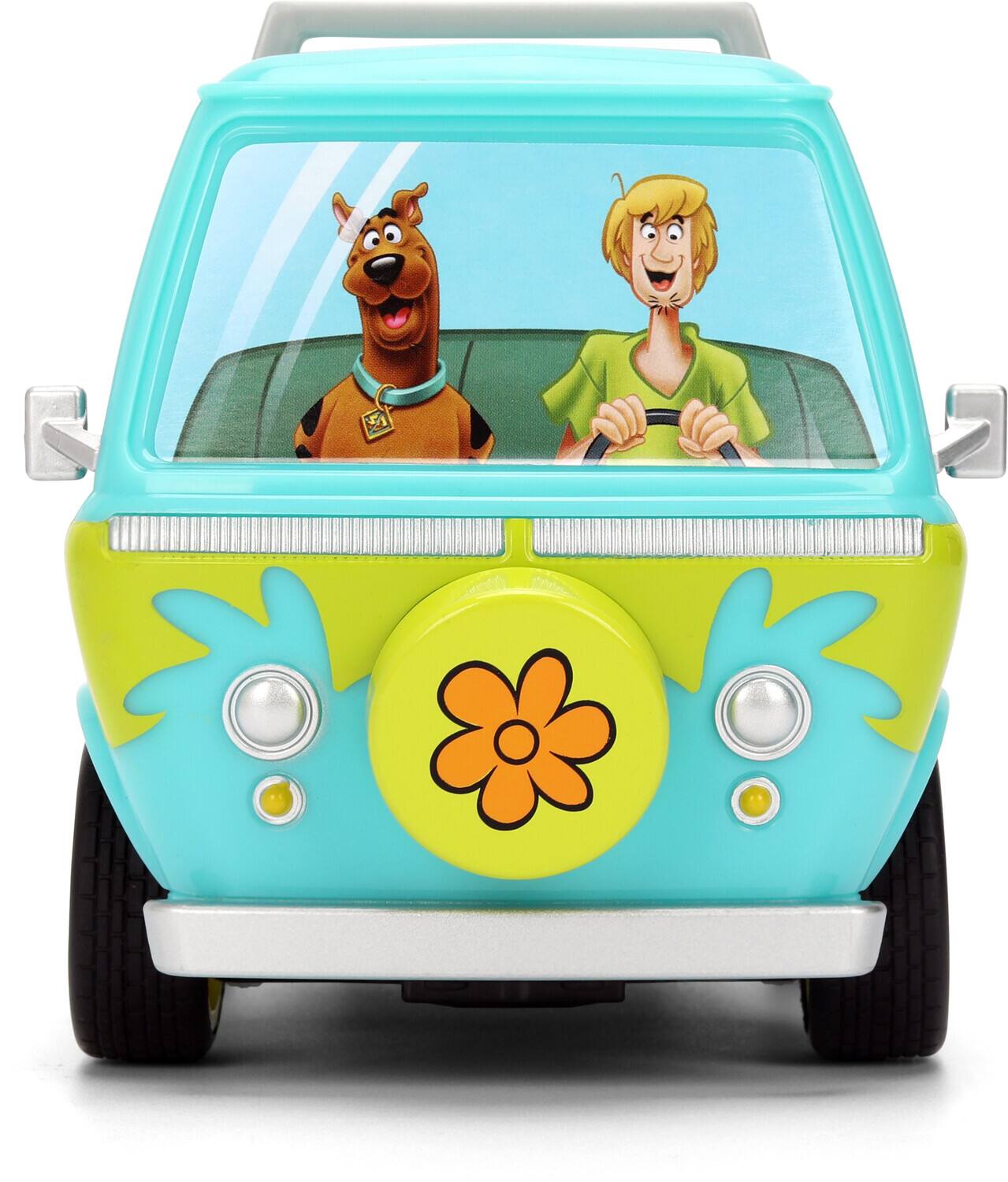 Alt View 2. Jada Toys - Scooby Doo - Mystery Machine 1:24 Scale RC Car   - COLLECTIBLES - Multicolor.