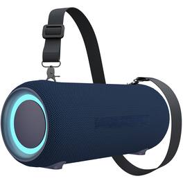 TECH SAFARI - Portable Speakers Loud Stereo Sound Passive Radiators deep Bass All Day Playtime Adjustable Strap Bt5 3 Ipx - Blue